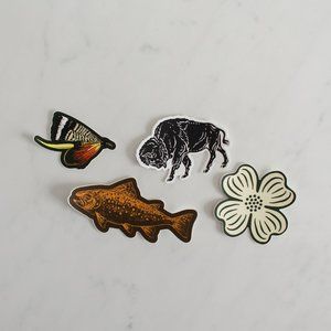 Outdoorsy Stickers - Set of 4